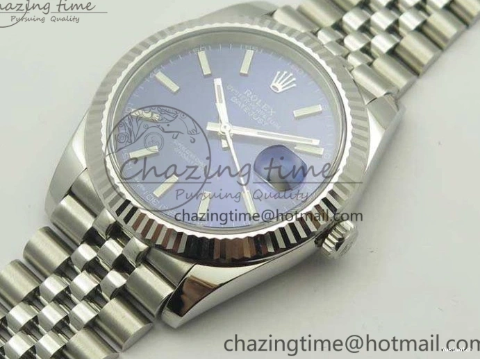Stick Blue On Best 1:1 126334 REF SS DateJust Version Bracelet Markers New Jubilee A3235 Dial Edition 0301